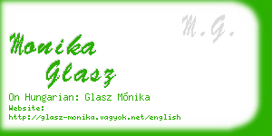 monika glasz business card