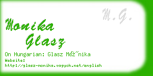 monika glasz business card